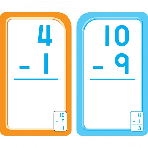 Subtraction 0 to 12 Flash Cards 04007
