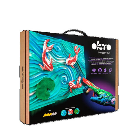 Sensory Art 3D Painting Koi Carps 10002