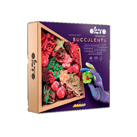 Sensory Art 3D Woodcraft Passion Succulent 10011