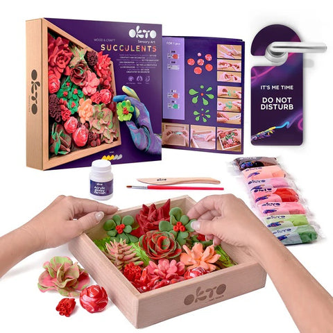 Sensory Art 3D Woodcraft Passion Succulent 10011