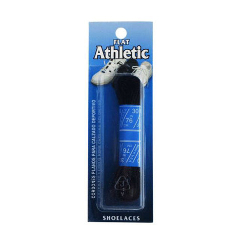 Black Flat Athletic Shoe Laces 1008