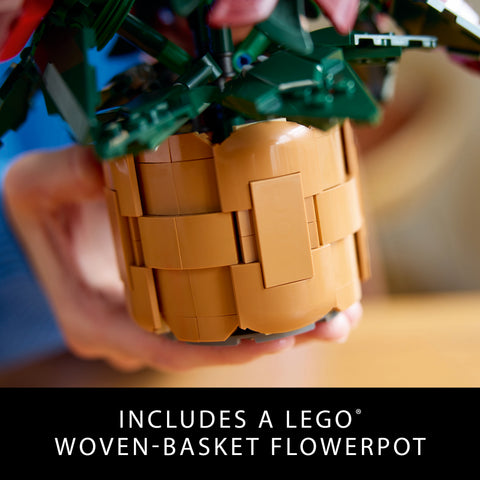 LEGO Icons Poinsettia Plant Building Set and Centerpiece Table Decoration 10370