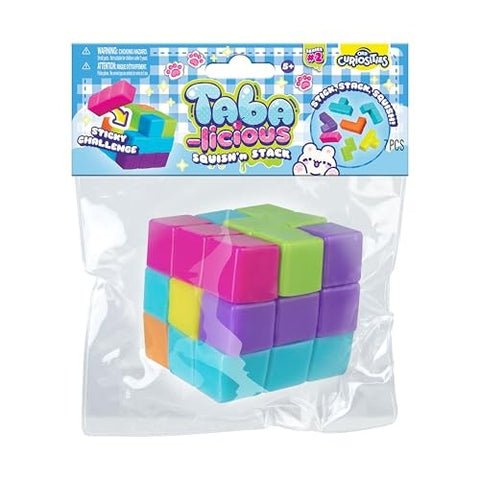 Tabalicious Squish N Stack Puzzle Cube Squishy Toy 1826102400