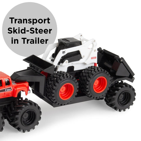 Bobcat Monster Treads 3-Piece Hauling Toy Set 16507