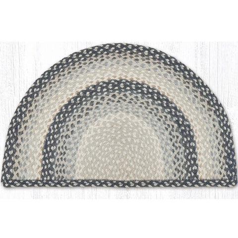 Braided Slice Rug Gray/Sand/Ivory SC-890 18 x 29