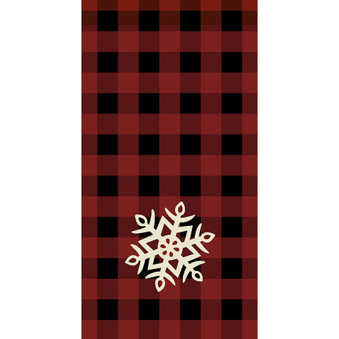Buffalo Check Snowflake Fiber Reactive Kitchen Towel 18391