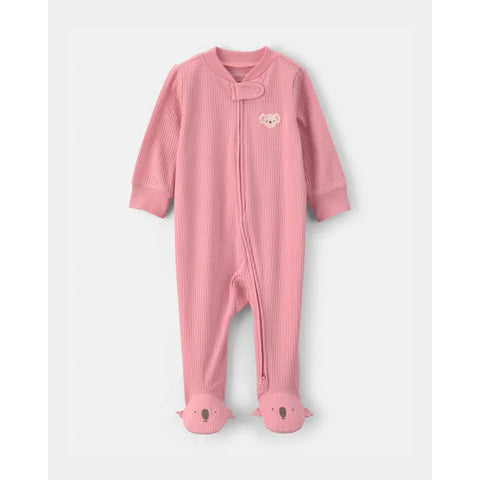 Baby Girls' Koala 2-Way Zip Sleep and Play Pajamas 1V246110