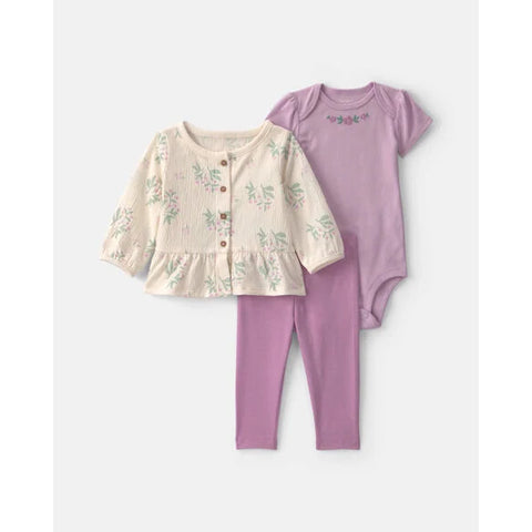 Baby Girls' 3-Piece Floral Layering Set 1V404410