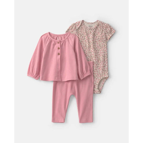 Baby Girls' 3-Piece Floral Layering Set 1V543210