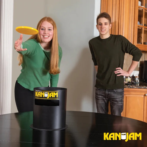 Boy and Girl Playing Mini KanJam