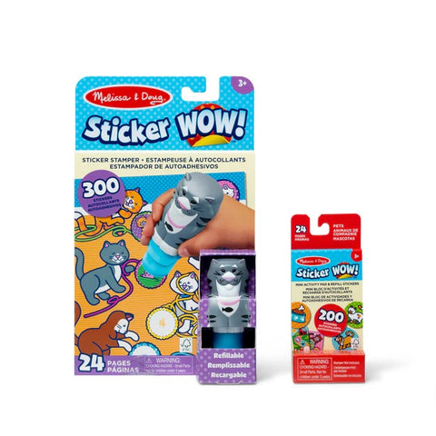 Sticker WOW! Cat Bundle: Activity Pad & Sticker Stamper + Mini Activity Pad 50943