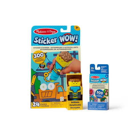 Sticker WOW! Bulldozer Bundle: Activity Pad & Sticker Stamper + Mini Activity Pad 50915