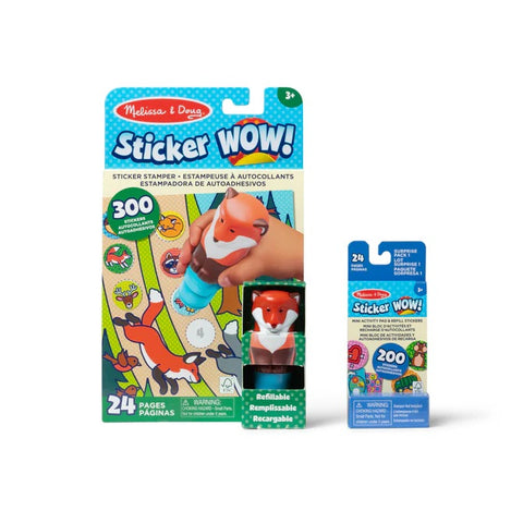 Sticker WOW! Fox Bundle: Activity Pad & Sticker Stamper + Mini Activity Pad 50913