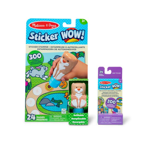 Sticker WOW! Bunny Bundle: Activity Pad & Sticker Stamper + Mini Activity Pad 51328