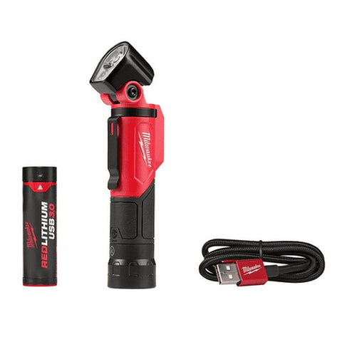 USB Rechargeable Pivoting Led Flashlight