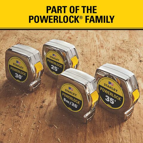 Stanley Tools PowerLock 30 Foot Tape Measure 33-430 21466
