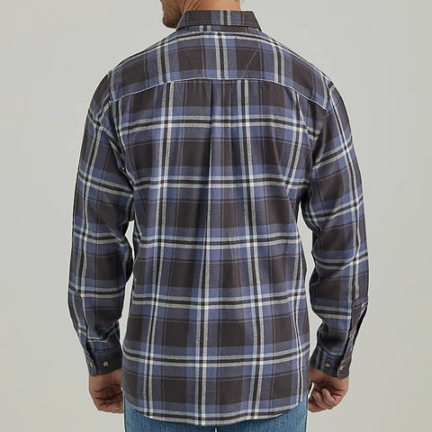 Back of Navy Indigo Shirt