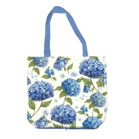 hydrangeas, Foldable Compact Tote Bag HT