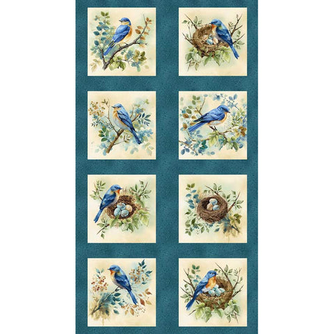 Awakenings Collection Bird Blocks Craft Panel 3530B-77