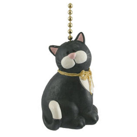 Black Kitty Fan Pull 181