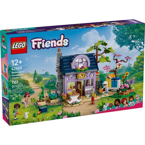 LEGO Friends Beekeepers' House and Flower Garden Building Kit 42669