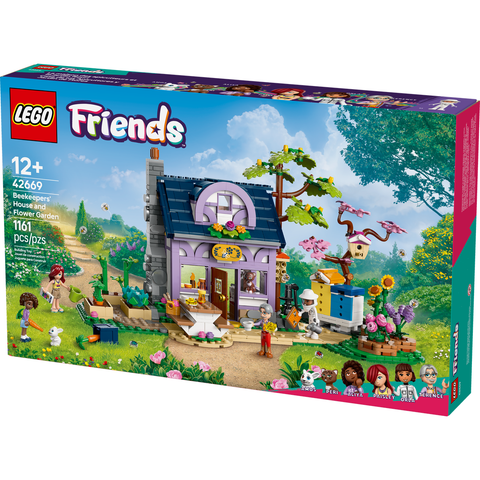 LEGO Friends Beekeepers' House and Flower Garden Building Kit 42669