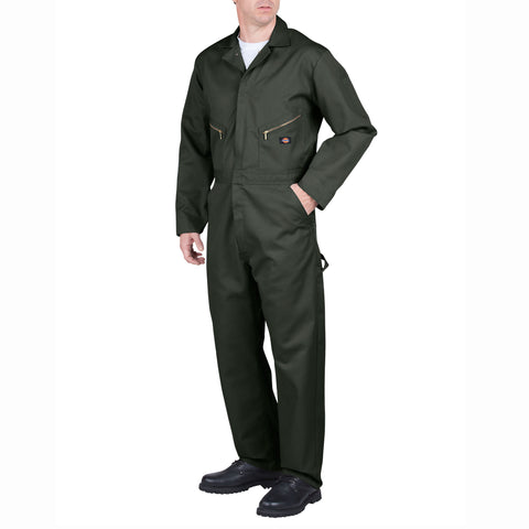 Olive Dickies Deluxe Blended Coveralls 48799