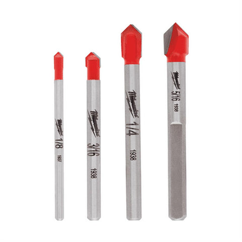 4Pc. Glass And Tile Bit Set