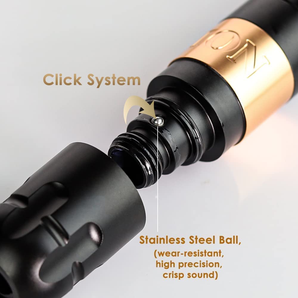Ambition Soldier Black Wireless Tattoo Pen Machine Kit