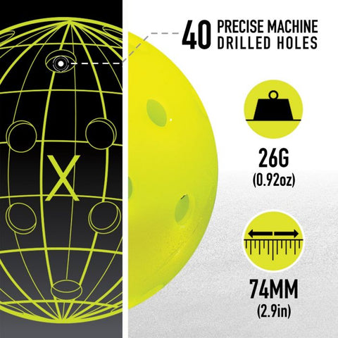 40 precise machine drilled holes