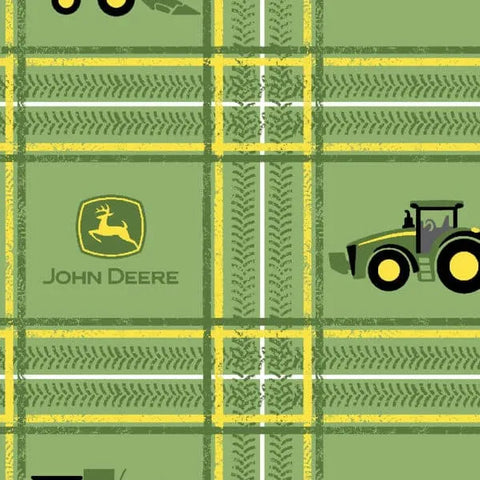 tractor plaid, John Deere Cotton Fabric Collection 46792