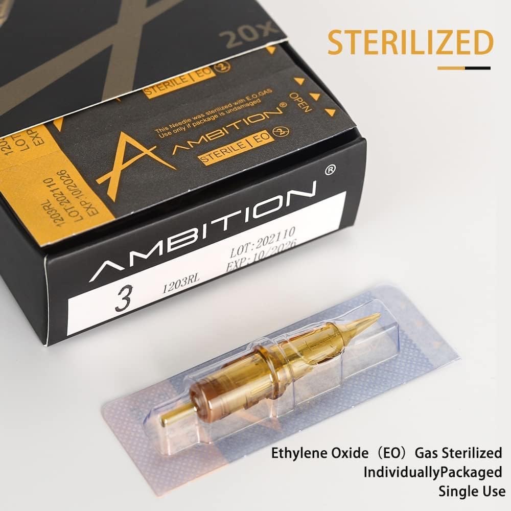 Ambition Soldier Black Wireless Tattoo Pen Machine Kit