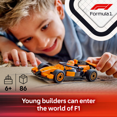 LEGO City F1 Driver with McLaren Race Car Building Toy 60442