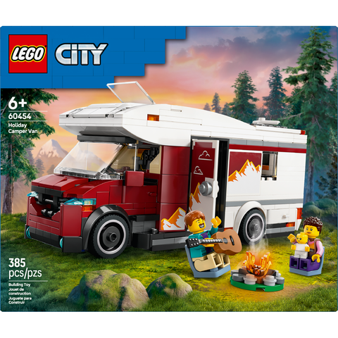 LEGO City Holiday Adventure Camper Van Toy Vehicle Set 60454