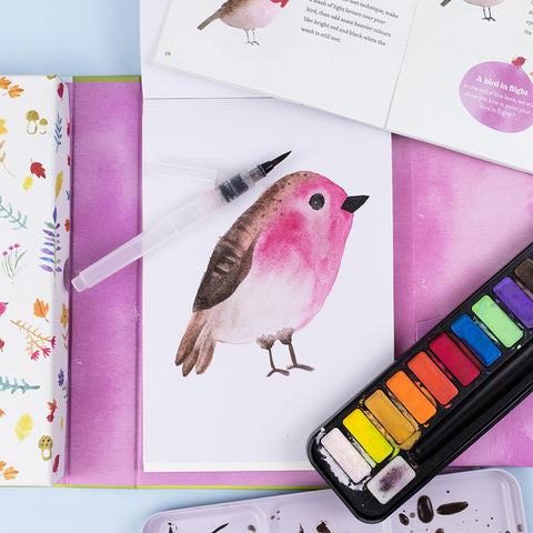 Bird Watercolor Illustration