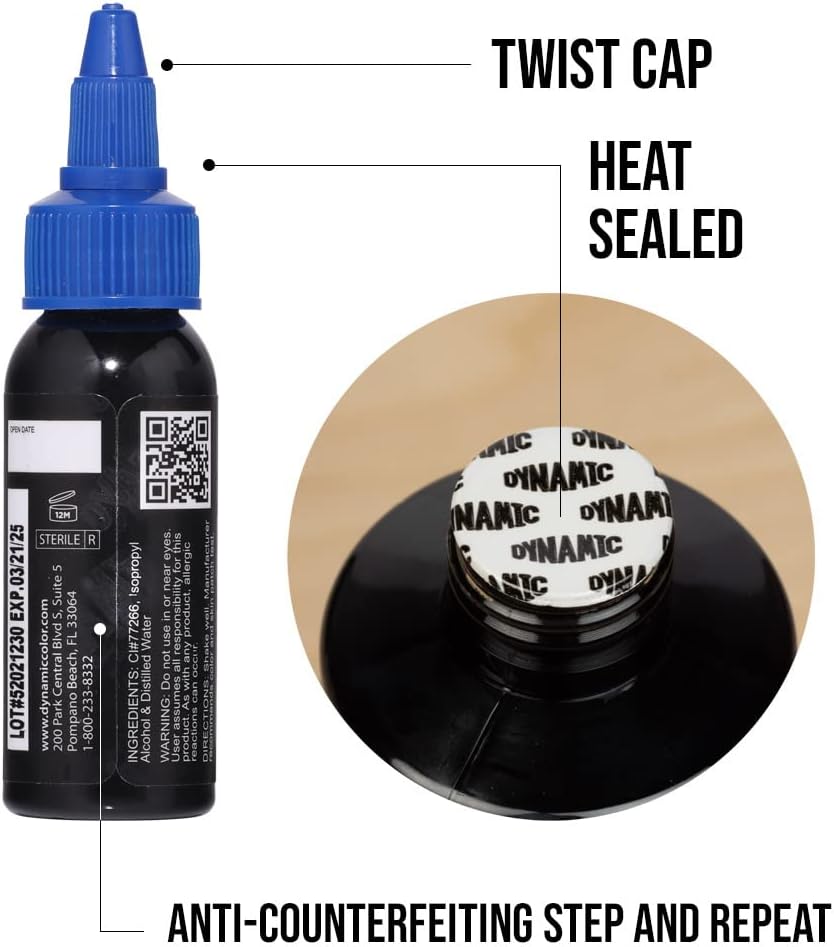Dynamic Tattoo Ink Candy Color Ink Set - 1oz
