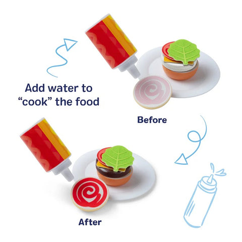 Flip & Fry Grill Play Set with Color Changing Water WOW! 51245