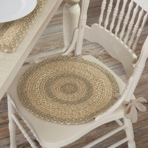 Cobblestone Jute Chair Pad 67160