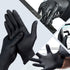 Daddy's Choice Purism Black Latex-Free Nitrile Gloves, 4mil, Size Medium - 100 pcs