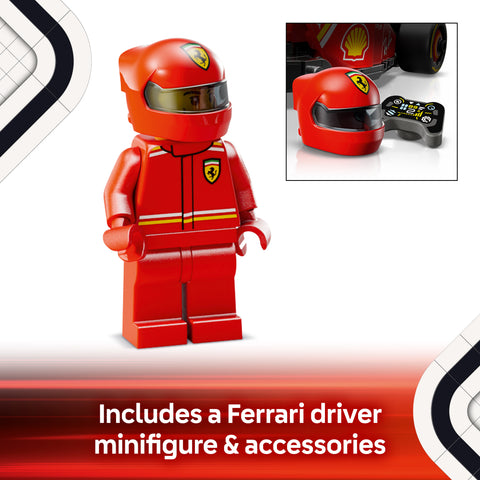 LEGO Speed Champions Ferrari SF-24 F1 Race Car Building Set and Toy Driver 77242