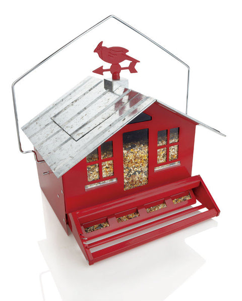 Another view of Squirrel Be Gone Feeder. 