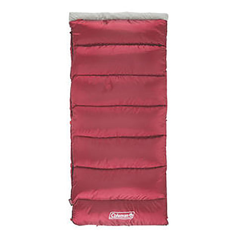 Autumn Glen 50F Sleeping Bag purplish red and grey 