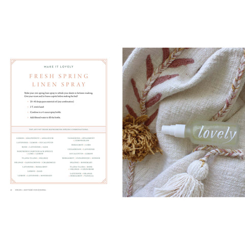 A Lovely Life
Savoring Simple Joys in Every Season Inside Sample of Fresh Spring Linen Spray Recipe