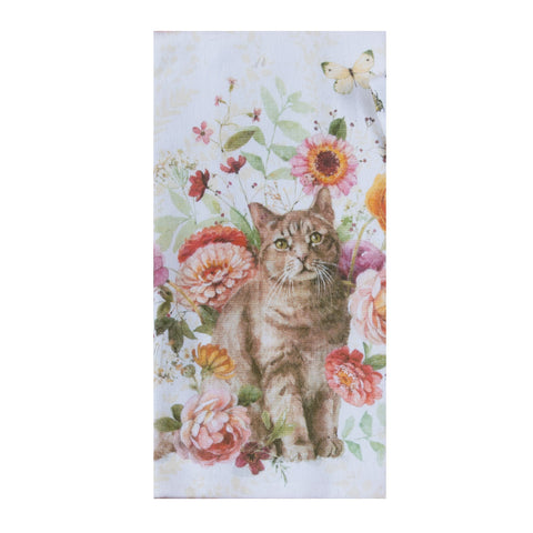 Botanical Sketchbook Cat Dual Purpose Towel R8526
