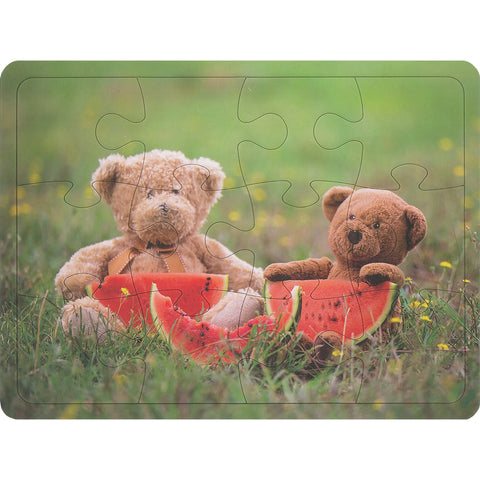 Bears' Watermelon Party 12-Piece Frame Tray Puzzle CH8602
