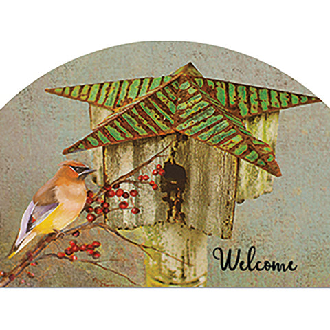Spring & Summer Outdoor Plaque Cedar Waxwing