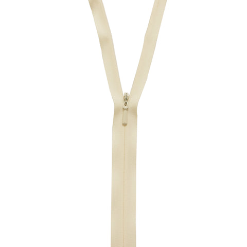 Cream Invisible Zipper.