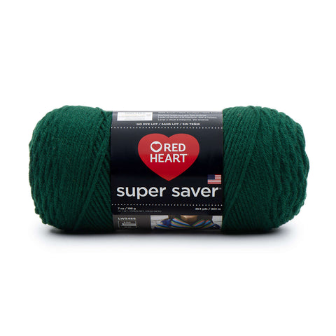 Hunter Green Super Saver Yarn E300B-0389