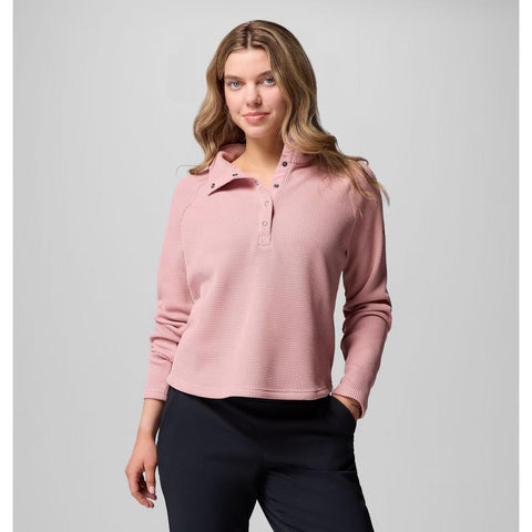 Women's Holly Hideaway Waffle Half Snap Shirt 213579