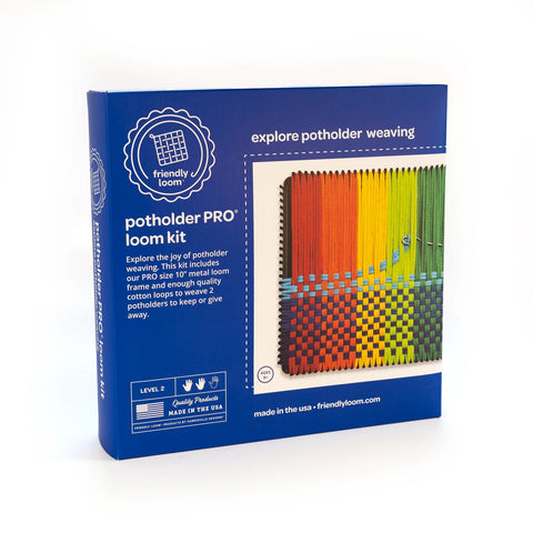 Friendly Loom Potholder PRO loom kit package